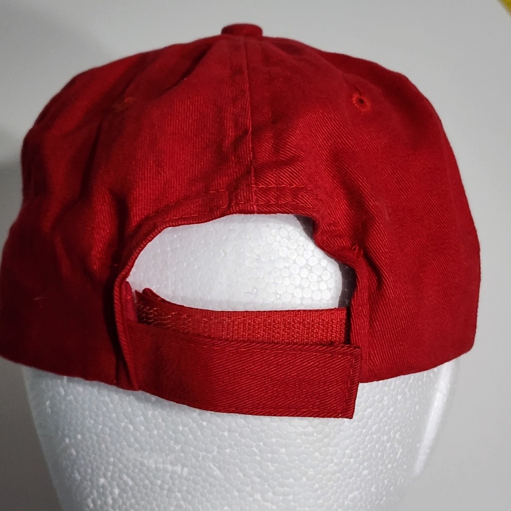 New Brunswick Baseball Hat Red Embroidered Maple Leaf Canada Travel Cap Snapback - Picture 5 of 10
